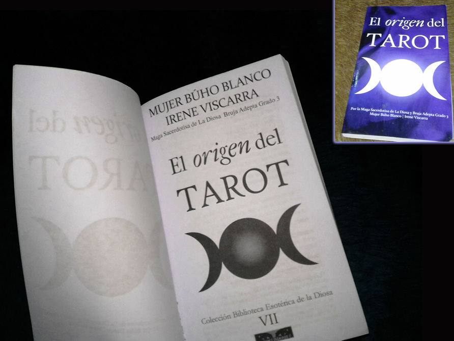 El Origen del Tarot, libro de Irene Viscarra sobre la carrera de tarot