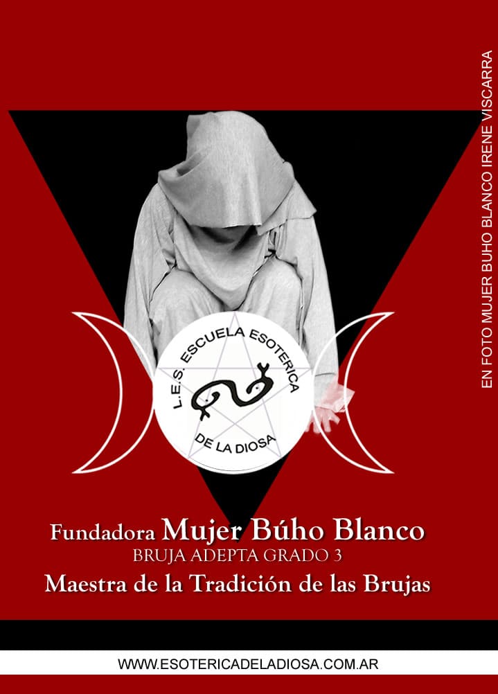 Fundadora de LES Escuela Esotérica de La Diosa en el aniversario de su fundación